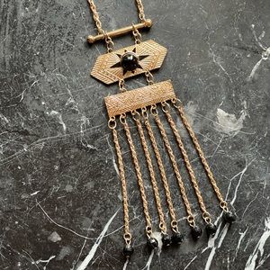 Deco Egyptian Style Long Necklace